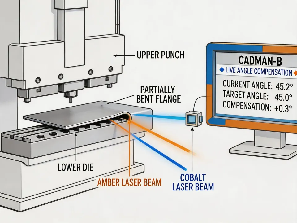 Easy-Form Laser closed-loop bending schematic